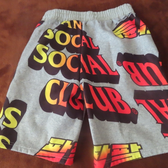Anti Social Social Club Whisped Terry Fleece Shorts L (29x9) - Picture 3 of 5